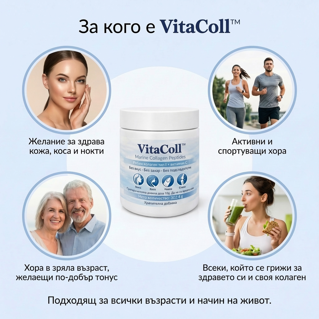 Морски колаген VitaColl™ Видими резултати само за 30 дни